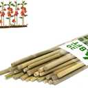 Plant Stakes, 4.8 FT Natural Bamboo Garden Stakes, 20Pcs Plant Stakes,Bamboo Sticks for Tomato,Beans,Vegetable and Climbing Plants