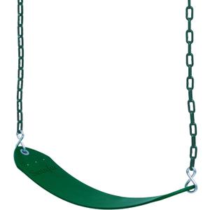 Swurfer Tree Outdoor Swing Set Swings Playground Swing Seat Replacement, Swing Set Accessories, Easy Installation, Comfortable Heavy Duty Rubber Coated Chains, Weather Resistant, Ages 4 and Up