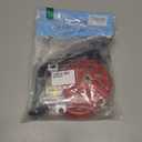 training wheels flash mute wheel bicycle stabiliser mounted Kit compatible for bikes of 12 14 16 18 20 Inch 1 Pair (red)