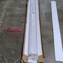 DIYHD 42X80in Accordion Interior Door with Frosted Acrylic Glass,Multifold Closet Door,Includes Installation Hardware Handle and Lock