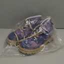 Women's Steel Toe Work Boots Comfortable Lightweight High-Top Safety Shoes with Non-Slip Shoes Puncture-Resistant Design & Durable Construction (9.5 Women/8 Men, Purple 487)