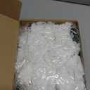 50 Pack Artificial Silk Carnation Picks, Artificial Flowers Carnation Heads with Stems for DIY Flower Wall Wedding Bouquets Centerpieces Arrangements Decorations -white01