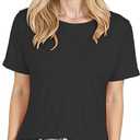 Short Sleeve Shirts for Women Crew Neck Basic Tee - Fashion Summer Spring Tops - Oversized T Shirts for Women L