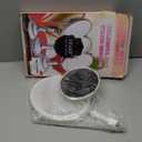 YEAKE Vintage Table Mirror with Stand 8-inch Double Sided Swivel 1X/3X Magnification Desk Mirror with Silver Style 13 Inch Height Standing Tabletop Makeup Vanity Mirror(Oval)