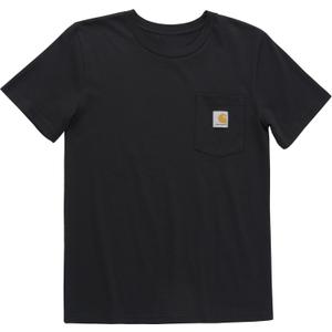 Carhartt Kids' Short Sleeve Pocket T-Shirt Tee Shirt (Black,  S-8/ 10)