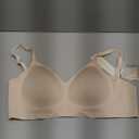 Vertvie Womens Seamless Bra No Underwire Comfort Push Up Bras Buttery Soft Wireless Bralette Full Coverage Sport Everyday Bra (Large, Skin)