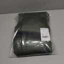 NICETOWN Dark Green Blackout Cafe Satin Curtains for Small Windows, 42" Wide by 63" Long, 2 Panels, Grommet Noise Reducing Faux Silk Blackout Drapes for Dining Room