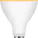 Sylvania 9W LED Night Light, BR30, Dimmable Two Function, 2000K / 2700K, Soft White, Frosted Finish - 42502 (2 Pack)