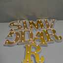 9Pcs Mardi Gras Light Up Letters, Mardi Gras LED Letters Lights, Battery Powered Marquee Light with Golden Mirror Surface for Mardi Gras Table Decorations Party - Mardi Gras Party Decor Table Centerpieces Wall Sign