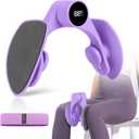 Pelvic Trainer for Women & Men  Adjustable Spring Resistance Hip Exerciser, Kegel Exerciser Toner for Your Thigh & Pelvic Muscle, Enhancing Your Intimate Moments. Home Fitness Equipment (purple)