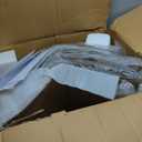 FurnitureR Set of 4 Swivel Suede Dining Chairs, Armless Mid-Back Upholstered Side Chairs with Padded Seat and Metal Legs, Comfortable Fabric Chair for Dining Room, Kitchen, Caf, Restaurant  Brown