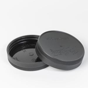 9 Pack Black Plastic Wide Mouth Mason Jar Lids, One-piece Lid without Silicone Ring, Fit Ball, Kerr and More, Canning Lids (Black)