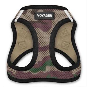 Camo Dog Harness And Leash For Safety & Control Medium