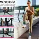 WALITO Ankle Resistance Bands with Cuffs, Exercise Bands for Legs and Butt, Booty Workout Equipment for Kickbacks and Hip Fitness Training