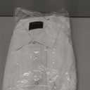 J.VER Men's Dress Shirts Solid Long Sleeve Stretch Wrinkle-Free Formal Shirt Business Casual Button Down Shirts (X-Large, White)