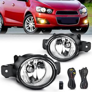 Nilight Fog Light Assembly Compatible with 2007 2008 2009 2010 2011 2012 2013 2014 2015 2016 2017 2018 2019 Nissan Altima Versa Note Maxima Pathfinder Infiniti QX60 M35 M45 G37 JX35 (Black)