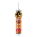 Gorilla 100% Silicone Caulk Kitchen & Bath Sealant, Mold Resistant, 10 oz. Cartridge, Clear
