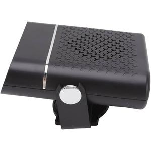 Car Heater Defogger, Fast Heating 12V Safe 360 ​​Degree Adjustment Ergonomic Car Defroster Defogger Heater for Winter (Black)