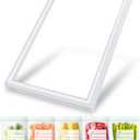 UPGRADED 242193214 Refrigerator Door Gasket, Compatible with Frigidaire, Kenmore, Crosley Refrigerator Door Seal 242193214 Replaces Part Number PS7784010 AP5688453 EAP7784010 Freezer Door Gasket White