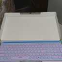 seenda Bluetooth Keyboard and Mouse for iPad, CTU-301 Wireless Multi-Device Connection Bluetooth+2.4G Keyboard Mouse Combo with Tablet Holder for iPad/Macbook/Windows, iOS/Andriod/Phone, Blue & Purple