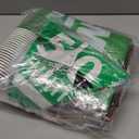 Gatherfun Football Party Supplies Kit Serve 24,Includes Dinner Plates, Dessert Napkins, Cups,Banner and Touchdown Tablecloth for Birthday Gameday Tailgate Decorations, Green (2023053002)