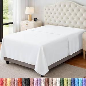 2 White Mattress Sheets Size Twin