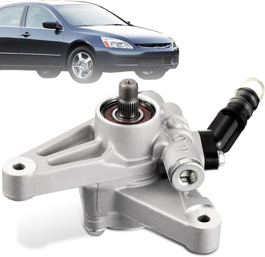 Power Steering Pump Compatible with Honda Accord 3.0L V6-2003 2004 2005 2006 2007, Acura MDX 3.0L V6 2003-2006, Replacement for OEM 21-5349, 56110-RCA-A01, 56110-RDJ-A01