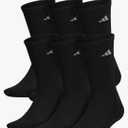 adidas Men's Athletic Cushioned Crew Socks (6 Pairs) Durable & Comfortable