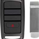 315/390MHZ Dual Frequency Auto-Seek Overhead Door Garage Opener Remote, 3 Buttons, For Overhead Door CodeDodger/Genie Intellicode, 1 Pack