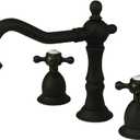 Kingston Brass KS1975BX Widespread Bathroom Faucet, 7-1/2-Inch, Oil-Rubbed Bronze