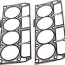 5-Layer MLS Cylinder Head Gaskets 12610046 for 6.0L/6.2L LS3 LQ4 LQ9 L96 L76 L92 L99 Series Engines, for GM for Chevrolet for GMC for Cadillac Hummer Pontiac SAAB 12622033, 2PCS