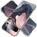 3 Pack CLATUK for Google Pixel 9 Pro Case Camera Lens Protector, [Marble Slim]+[Anti-Drop Shockproof Protective] Soft TPU Women Stylish Pixel 9Pro Phone Covers 2024 6.34 Inch (Night)