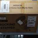 Merach Rocking Steppers for Exercise at Home, 3D Motion Stair Stepper with Resistance Bands for Full Body Workout & Low-Impact Balance Board, 330 LBS Loading Capacity Exercise Equipment