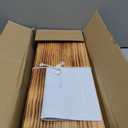 Carbonized Hanging Wooden Swing, 24"x 8"x 1.2" Tree Swing for Adults Kids with 500lbs Load, Adjustable Climbing Rope Plus Tree Straps 9.67FT, Wood Swing Set Seat for Outdoor and Indoor Use