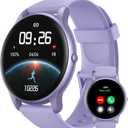 Parsonver Smart Watch(Answer/Make Calls), Smartwatch for Women Men IP68 Waterproof, 100+ Sport Modes Fitness Activity Tracker, Heart Rate/Sleep/Steps Monitor, Fitness Watch for Android iPhone, Purple