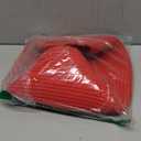 Woven Basket with Gift Bags and Ribbons, 14"X 10" X 6" Gift Storage Organizer Bin Shelf Shelves Cotton Rope Basket for Nursery, Pet Toys (Red)