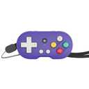 CRKD ATOM - Collectible Keychain Controller for Nintendo Switch, PC, Mac, Mobile and Smart TV (Retro Purple)
