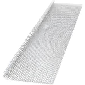Lock-in Gutter Guard, 5 x 120 ft Micro Durable Coated Steel Gutter Guards Mesh Screens Protection Covers Fit K Style, Pack of 40