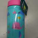 REDUCE Hydrate Pro Kids 14oz Stainless Steel Insulated Water Bottle w/Straw – Spill Proof Tumbler for Kids – 30 Hour Cold Retention – Dishwasher Safe Leak-Proof Design - Ocean Friends