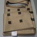 nusoarug 5x7 Area Rugs for Living Room, Faux Wool Washable Rug with Medium Pile and Rubber Backing, Brown Area Rug for Living Room, Bedroom, Dining Room, Laundry Room, Machine Washable, Taupe