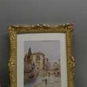 OIGUMR Gold Picture Frame 11x14 Picture Frame Gold Photo Frame Ornate Frame Made of Glass, Resin