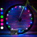 Activ Life LED Bike Wheel Lights with Batteries Included! Get 100% Brighter and Visible from All Angles for Ultimate Safety & Style (1 Tire Pack)