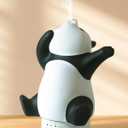 Panda Essential Oil Diffuser - Cute Rotatable Diffuser for Home with 7-Color Light, Aromatherapy Diffuser for Bedroom and Office