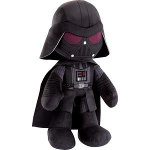 Mattel Star Wars Plush Talkers Soft Toys, 11 to 12-Inch Darth Vader Plush with 10 Sounds & Phrases, Collectible Soft Dolls