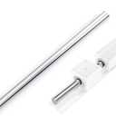 3/4" x 36" Chrome Plated Steel Round Rod,Carbon Steel,1 Pcs | Chrome-plated carbon steel round rod with smooth finish for shafts, machining, repairs and DIY fabrication