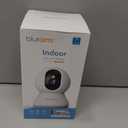 blurams Security Camera 2K, Baby Monitor Dog Camera 360-degree for Home Security (White + 64GB TF Card)