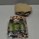 Safari Adventure Set with Binoculars, Sun Hat, and Wild Animal Print Scarf