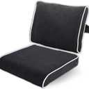Seat Cushion and Lumbar Support for Office Chair, Memory Foam Office Cushions, Non Slip Sitting and Back Pillow for Gaming, Car Seat Cushion, Chair Pad