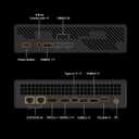 MINISFORUM MS-A1 Workstation Barebone Version Without CPU/RAM/SSD/OS, HDMI/DP/USB-C Triple Display Mini PC, 2x2.5G LAN Port, 4X PCIe SSD Slot, Support AMD AM5 Socket CPU/Discrete Graphics Cards