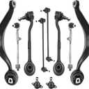 10pcs Front Lower Control Arm Ball Joint Suspension Kit Compatible with BMW E90 Xi AWD 3 Series 325xi 330xi 328xi 335xi 328i xDrive 335i xDrive and X1